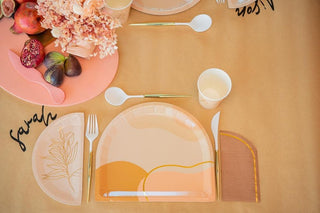 Mocha Dinner Plates - BAM Party and Events