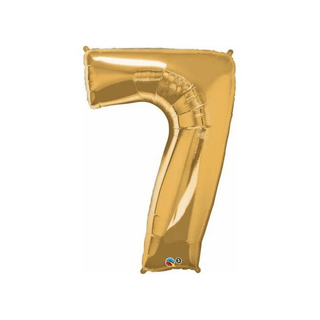 Giant Gold Number Balloon (discontinued) - BAM Party and Events
