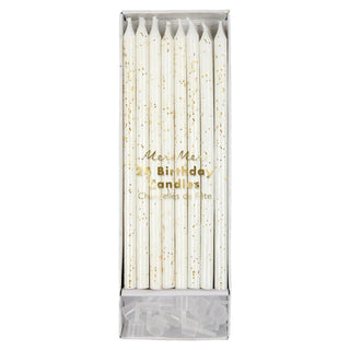 Gold Glitter Candles