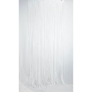 Foil Curtain - Metallic White - BAM Party and Events