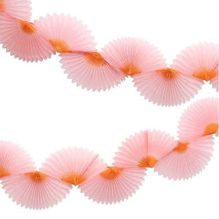 Pink Honeycomb Fan Garland - BAM Party and Events
