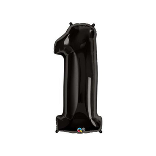 Giant Onyx Black Number Balloon (discontinued) - BAM Party and Events
