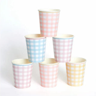 Gingham Cups - BAM Party and Events