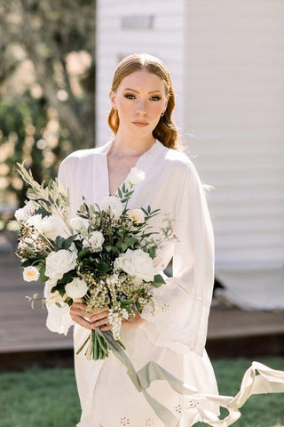 Frankie Bridal Robe - BAM Party and Events