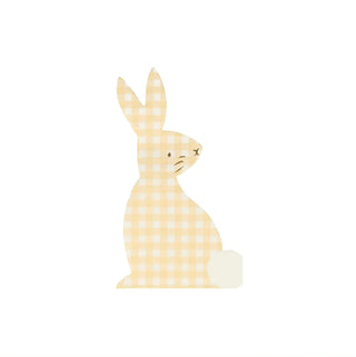 Gingham Bunny Napkins - BAM Party and Events