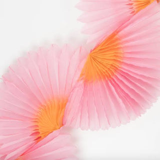 Pink Honeycomb Fan Garland - BAM Party and Events