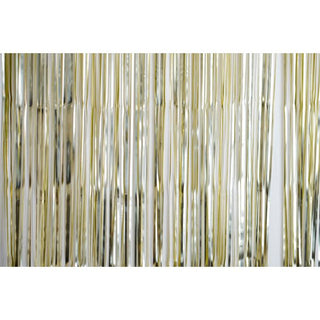 Foil Curtain - Satin White Gold - BAM Party and Events