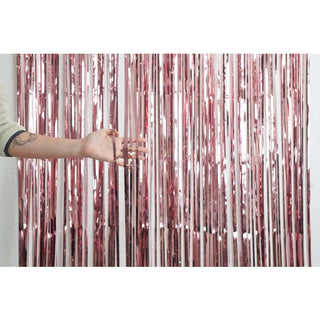 Foil Curtain - Metallic Light Pink - BAM Party and Events
