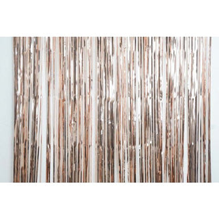 Foil Curtain - Metallic Pink Rose Gold - BAM Party and Events