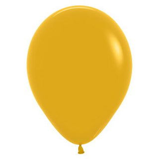 28cm Latex Balloon - Mustard - BAM Party and Events
