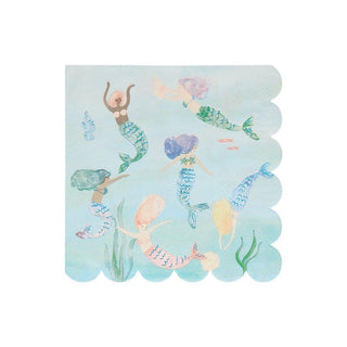Mermaid Napkins - BAM Party and Events