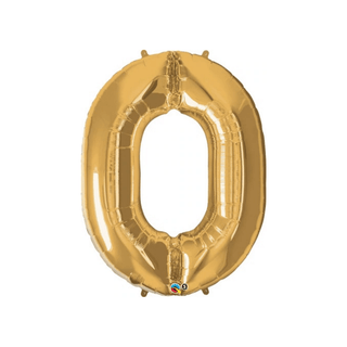 Giant Gold Number Balloon (discontinued) - BAM Party and Events