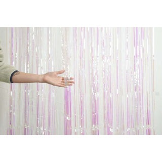 Foil Curtain - Iridescent Pink - BAM Party and Events