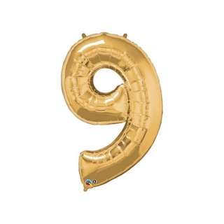 Giant Gold Number Balloon (discontinued) - BAM Party and Events