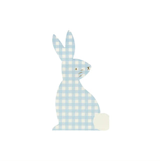 Gingham Bunny Napkins - BAM Party and Events
