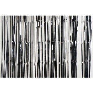 Foil Curtain - Metallic Black - BAM Party and Events