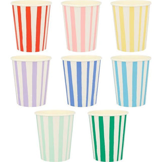 Mixed Stripe Cups - BAM Party and Events