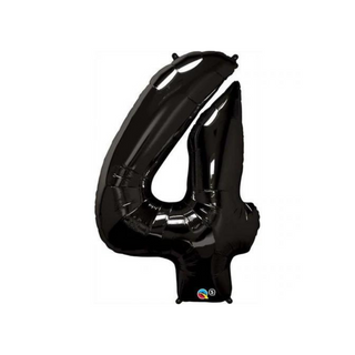Giant Onyx Black Number Balloon (discontinued) - BAM Party and Events