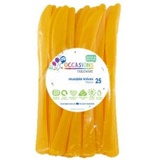 Yellow Knife (25 Pack) - BAM Party and Events