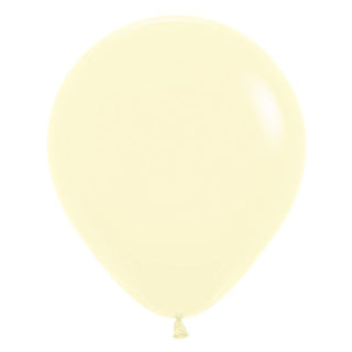 45cm Latex Balloon - Pastel Yellow