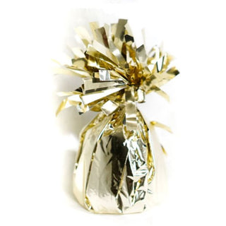 White Gold Balloon Weight - Small - BAM Party and Events