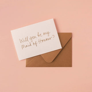Will You Be My Maid Of Honour? Card