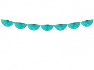 Teal Tissue Garland - BAM Party and Events