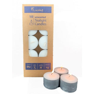 Unscented Tealight Candles (10 Pk) - BAM Party and Events