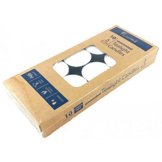 Unscented Tealight Candles (10 Pk) - BAM Party and Events