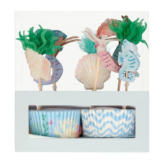 Mermaid Cupcake Kit - BAM Party and Events