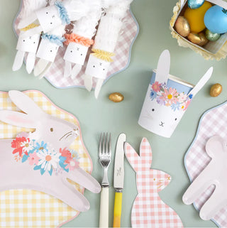 Gingham Bunny Napkins - BAM Party and Events
