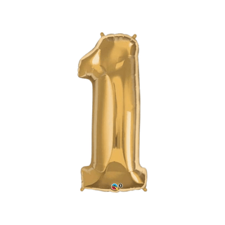 Giant Gold Number Balloon (discontinued) - BAM Party and Events