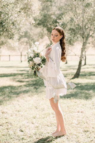 Frankie Bridal Robe - BAM Party and Events