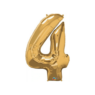 Giant Gold Number Balloon (discontinued) - BAM Party and Events