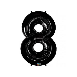 Giant Onyx Black Number Balloon (discontinued) - BAM Party and Events