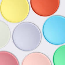 Bright Mix Large Eco Plates - BAM Party and Events
