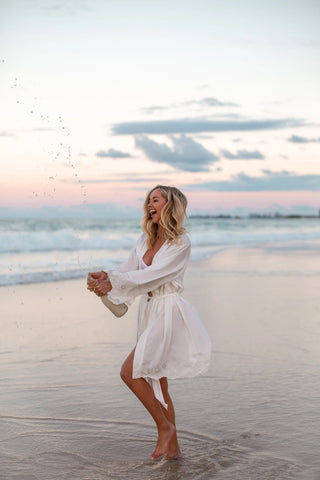 Frankie Bridal Robe - BAM Party and Events