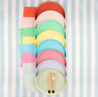 Bright Mix Small Eco Plates - BAM Party and Events