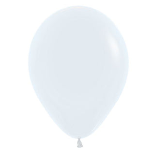30cm Latex Balloon - Fashion White - BAM Party and Events