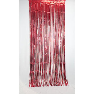 Foil Curtain - Metallic Red - BAM Party and Events