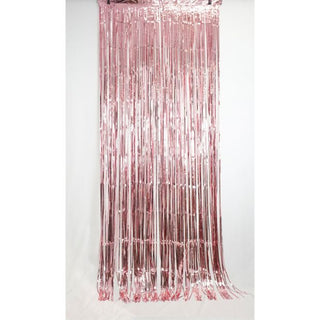 Foil Curtain - Metallic Light Pink - BAM Party and Events