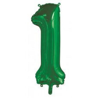 Giant Green Number Foil Balloon - BAM Party and Events