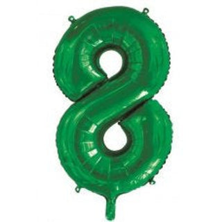 Giant Green Number Foil Balloon - BAM Party and Events