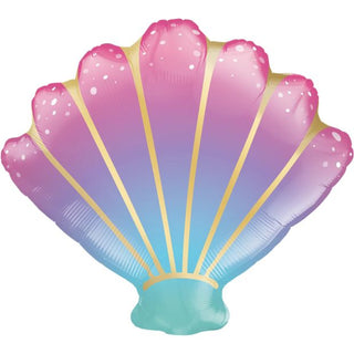 Ombre Seashell Foil Balloon