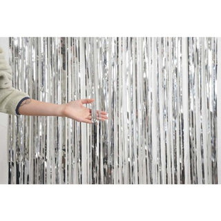 Foil Curtain - Metallic Silver