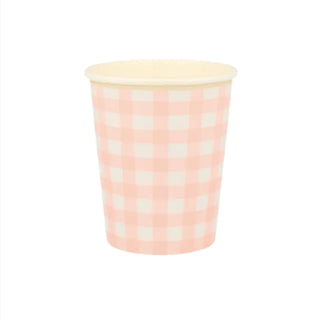 Gingham Cups - BAM Party and Events
