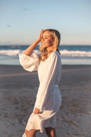 Frankie Bridal Robe - BAM Party and Events