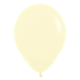 30cm Pastel Yellow Latex Balloon - BAM Party and Events