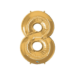 Giant Gold Number Balloon (discontinued) - BAM Party and Events