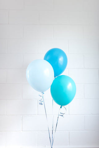 Blue Lagoon Balloon Bunch - INFLATED - BAM Party and Events